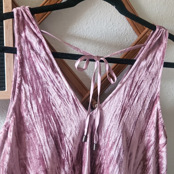 Free People Pleated Plush Swing Dress - Picture 5 of 5